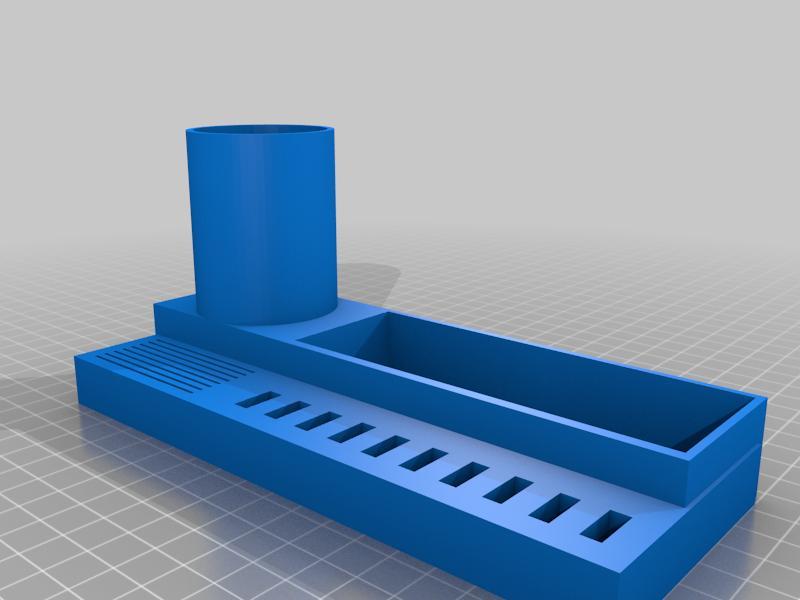 Porta oggetti da scrivania (penne usb, biglietti, matite/penne, ...) 