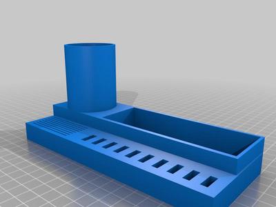 Porta oggetti da scrivania (penne usb, biglietti, matite/penne, ...) 