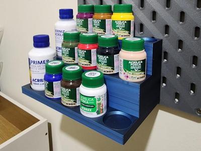 IKEA Skadis paint holder