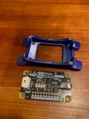GPIO Hackerboard holder with captured magnets   