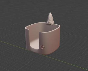 Festive blocknote holder   