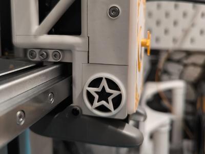 A1/A1 mini extruder fan protective cover. Star