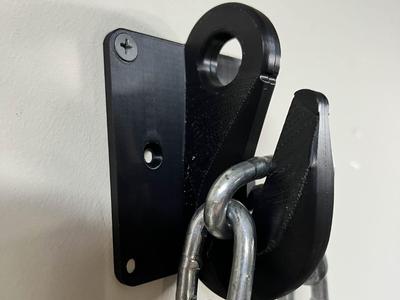 Wall-Mounted Hook with Eye