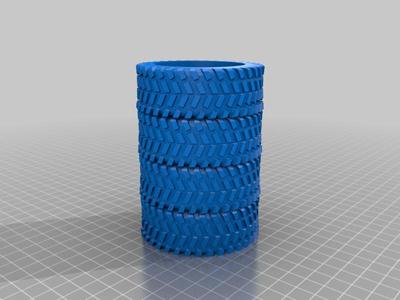 Offroad Stacked Tire Pen Holder