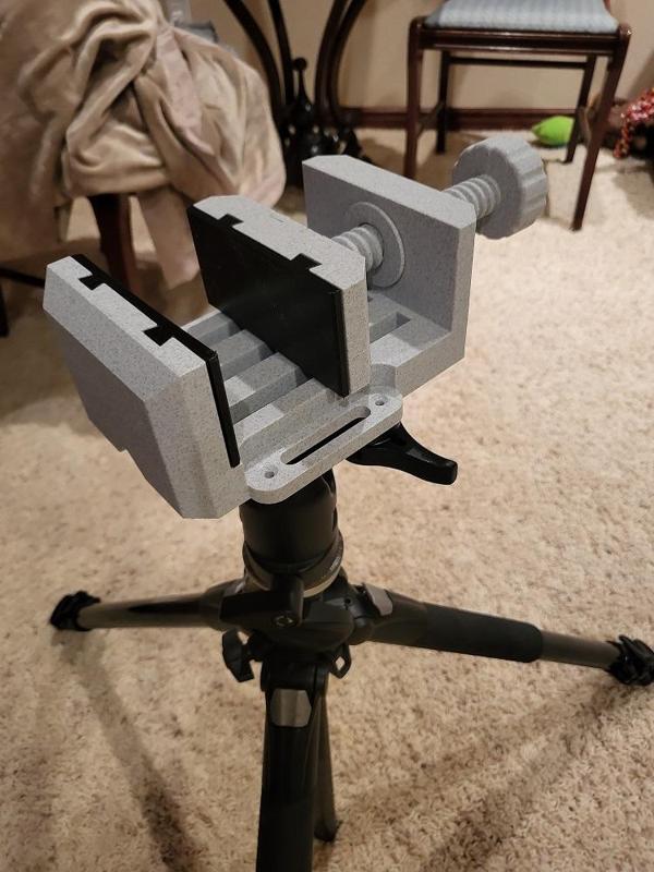 Modified Vice for Manfrotto Tripod