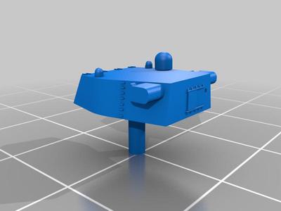 1/700 Soviet B-38 Mk.5 152mm gun turret