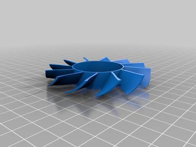 Repair impeller for GTX550Ti video card fan (76mm)