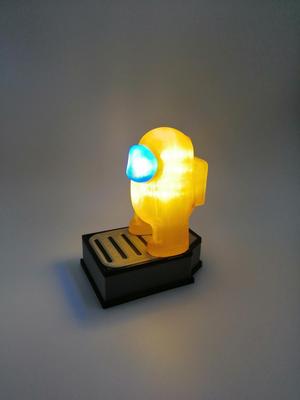 Among Us lamp battery case