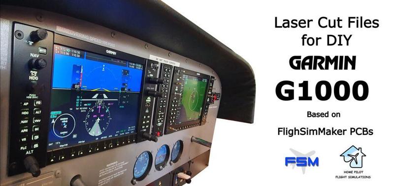Garmin G1000 Laser Cut Files