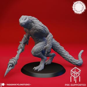 Lizardfolk - Tabletop Miniature (Pre-Supported)