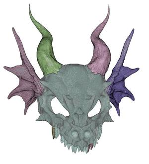 Dragon Skull Hair pin