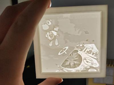 Kanye West - Graduation Lithophane   