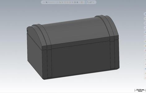 Box with hinge