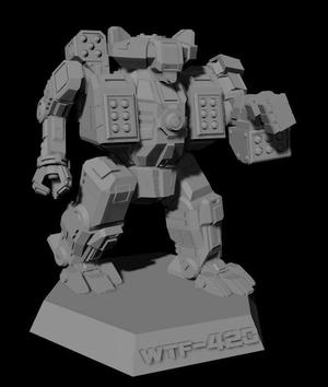 Wombat Terror Frisbee WTF-420 Custom Mecha