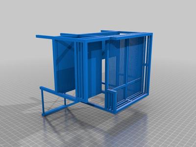 lit en hauteur avec bureau en angle