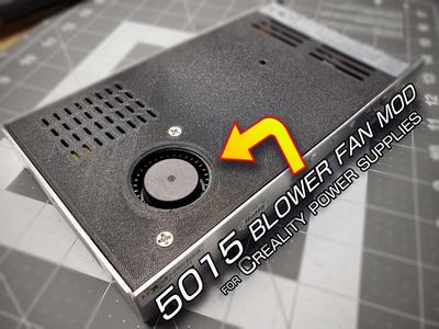 Creality Power Supply 5015 Fan Mod