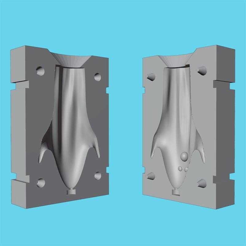 Spooky Ghost Candle or Chocolate Mold