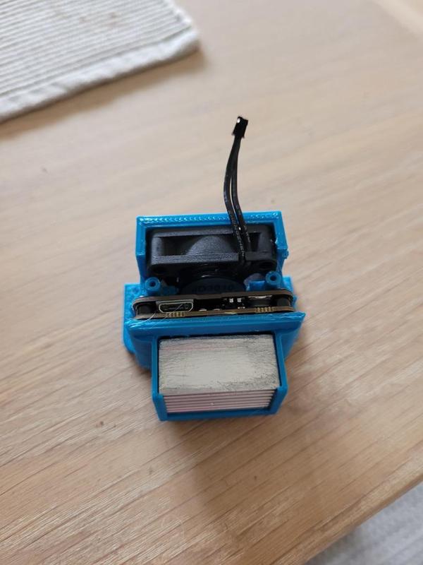 VTX holder for Heewing T1 Ranger, TBS unify 32pro HV w/heat shring and w/wo fan