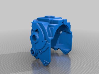 Parts for "CHAINSAW MAN: Motorized Costume," by giedzinski, for 220mm x 220mm Printers