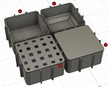 Boardgame Token Boxes