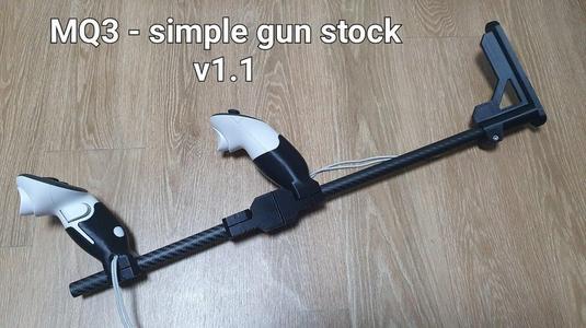 meta quest 3 - Simple gun stock V1.1
