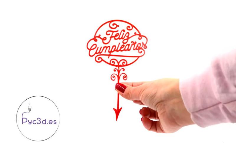 FELIZ CUMPLEAÑOS CAKE TOPPER