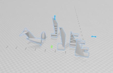 c-17 globemaster split in to six 