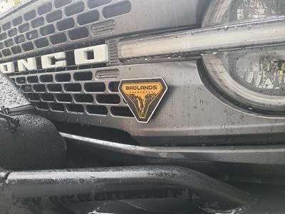 Badlands Sasquatch Bronco Badge Grill Relocation Mount