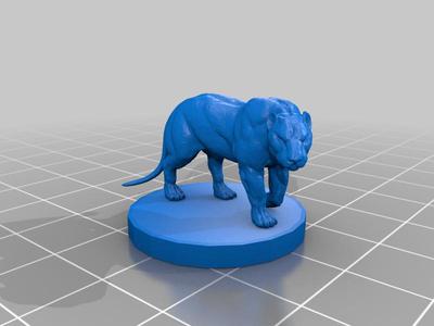 Panther on Medium Base (25mm)