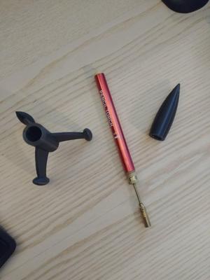 butane pencil-torch rocket stand