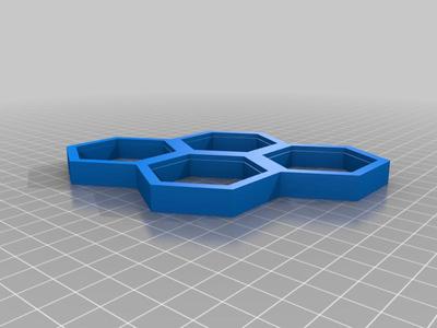 Hextiles, honeycomb, 4-group, plain