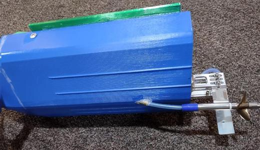 RC 3D printer V-boat