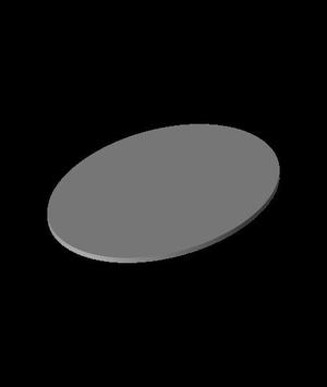 Oval Picture Frame 2-Part Template.