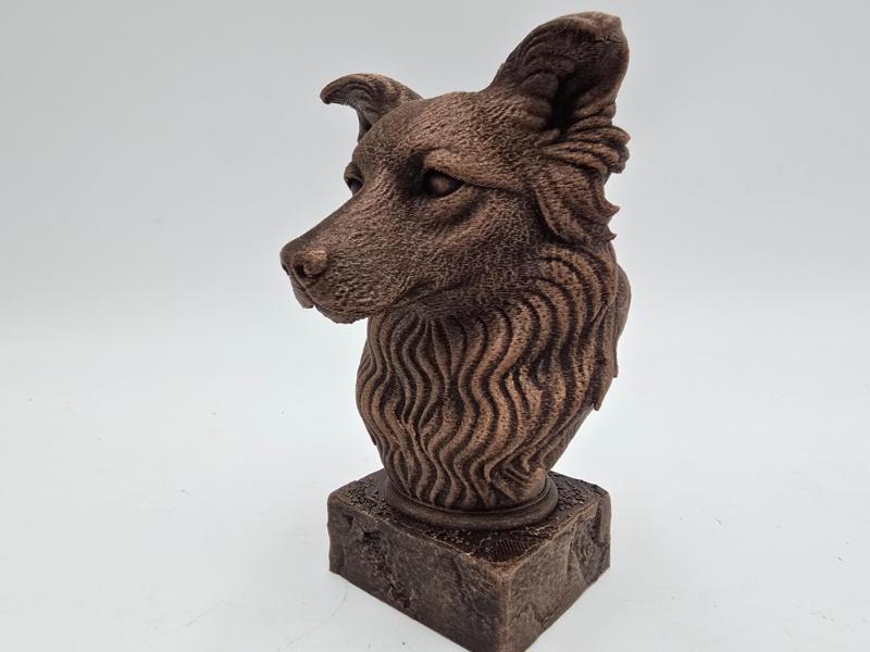 BORDER COLLIE BUST