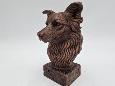 BORDER COLLIE BUST