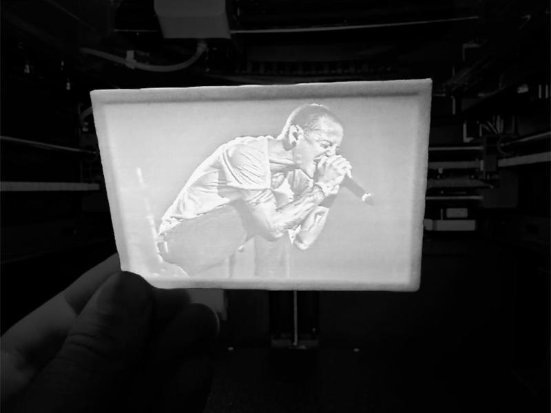 Chester Bennington Lithophane