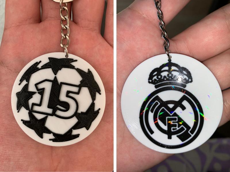 Keychain Llavero Champions League Real Madrid