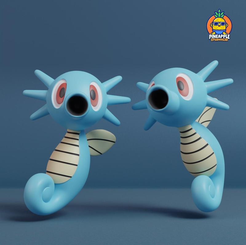 Pokemon - Horsea with 2 poses