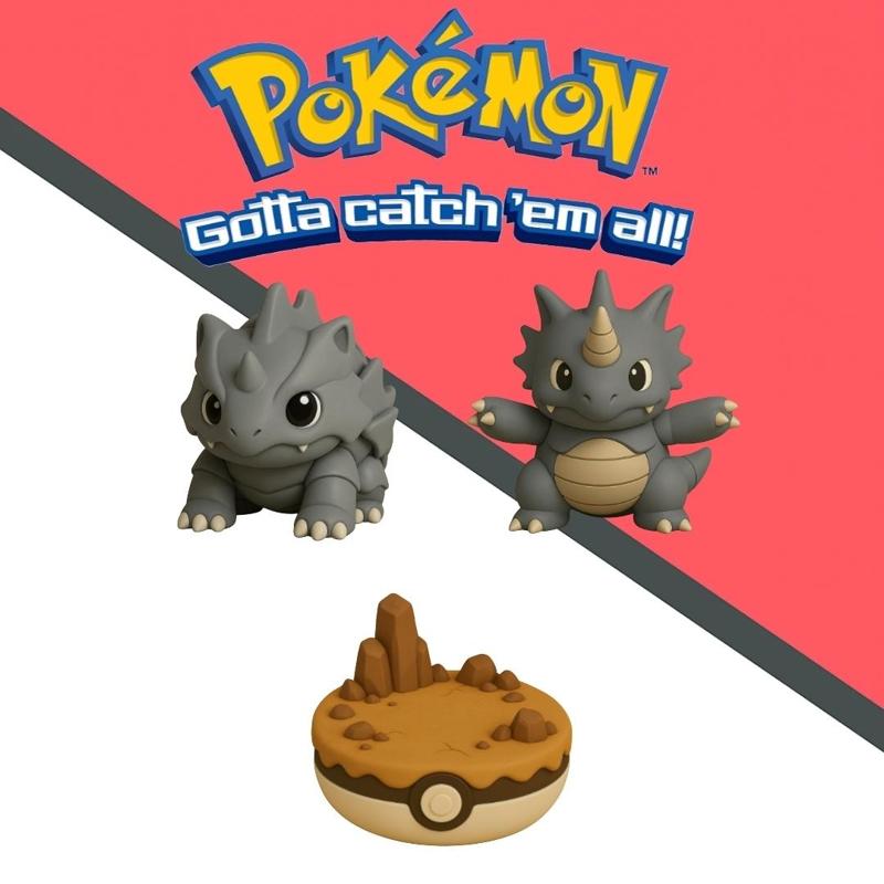 Pokemon Rhyhorn evolution pack x 3 units