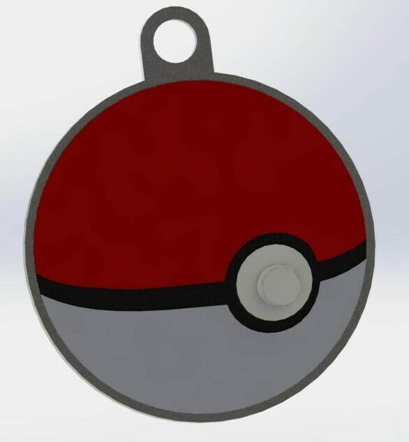 Pokéball key ring