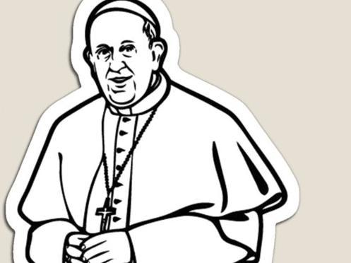 Pope Francis keychain