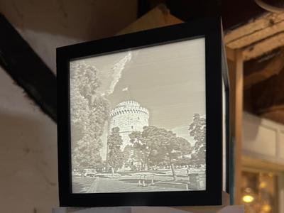 Lithophane Panel Cube Lamp