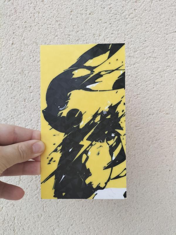 Decoration / Bookmark Pikachu éclats