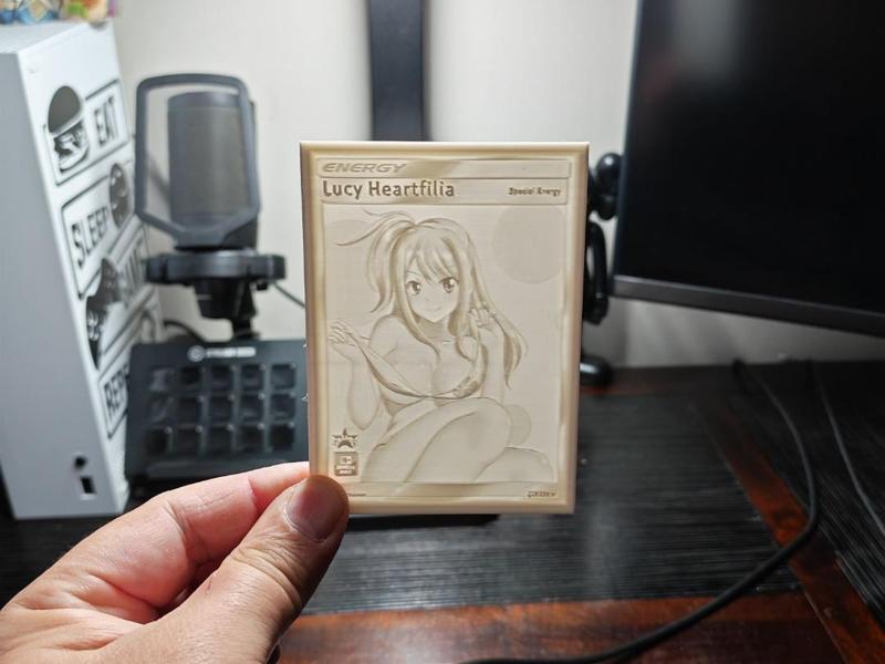 Litophane card pokemon Sexy manga 