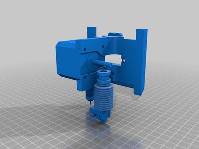 E3D / Titan - Quick fit carriage plate