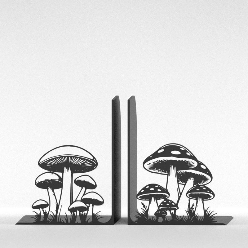 Mushrooms Bookends