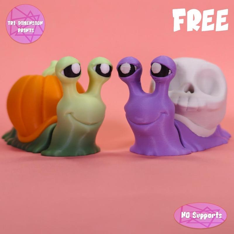 Flexi Halloween Snails