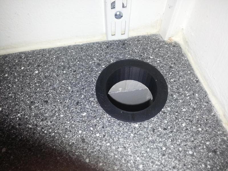 hollow cover for holes in the table