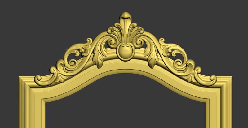 Ornamental Mirror Frame – Classic Baroque Style