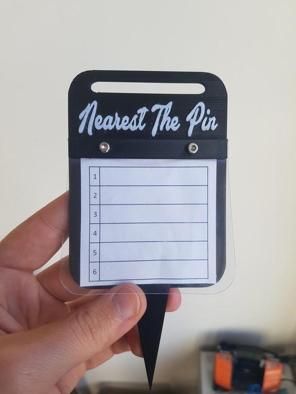 Longest Drive and NTP Golf Competition Markers